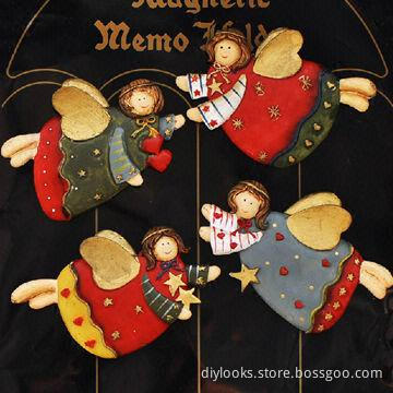 Angel Fridge/Cartoon Hare Resin Magnets, European Countryside Style, OEM Orders Welcomed